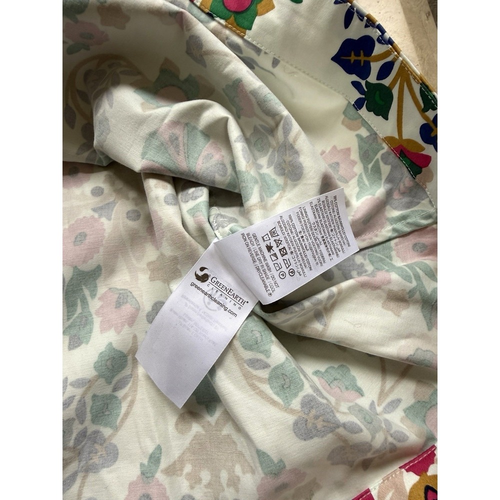 Boden NWT Scandi Folk Floral Cotton Fit and Flare Square Neck Dress Plus Size 20 - Picture 7 of 11